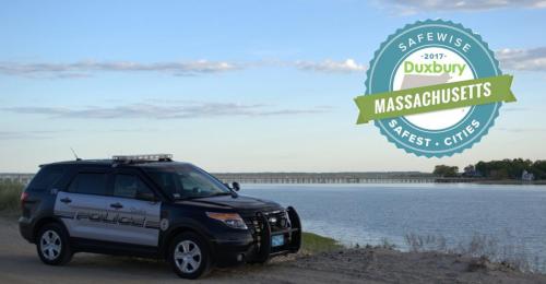 Duxbury listed in top ten safest places to live in Massachusetts by Safewise