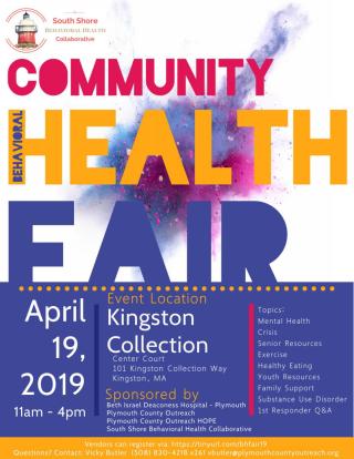 Community Behavioral Health Fair Flyer 2019