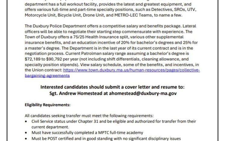 Job posting