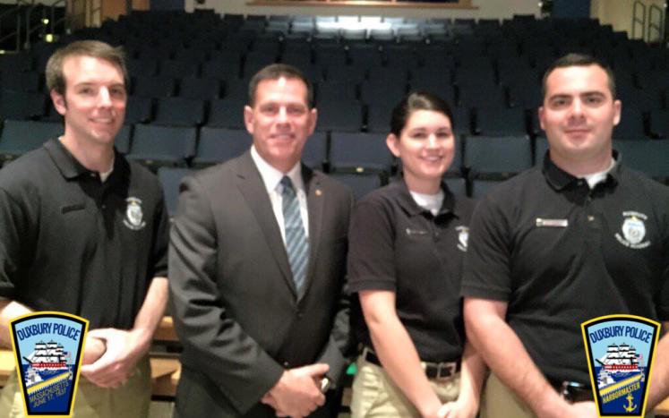 Officers Peterson, Mackin, and Billings graduate from the Police Academy