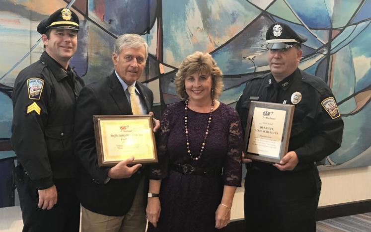 Sergeant Friend Weiler and Officer Tim Wigmore at the AAA luncheon